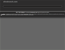 Tablet Screenshot of olivebranch.com